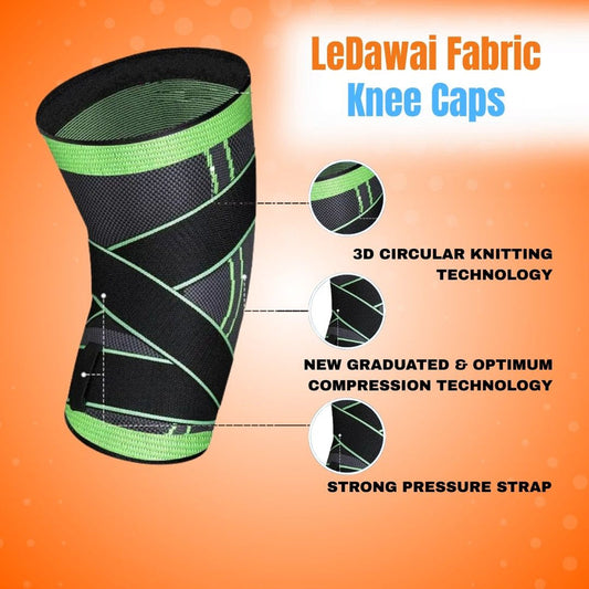 LeDawai Fabric Knee Caps For Men Women (Pack Of Two)